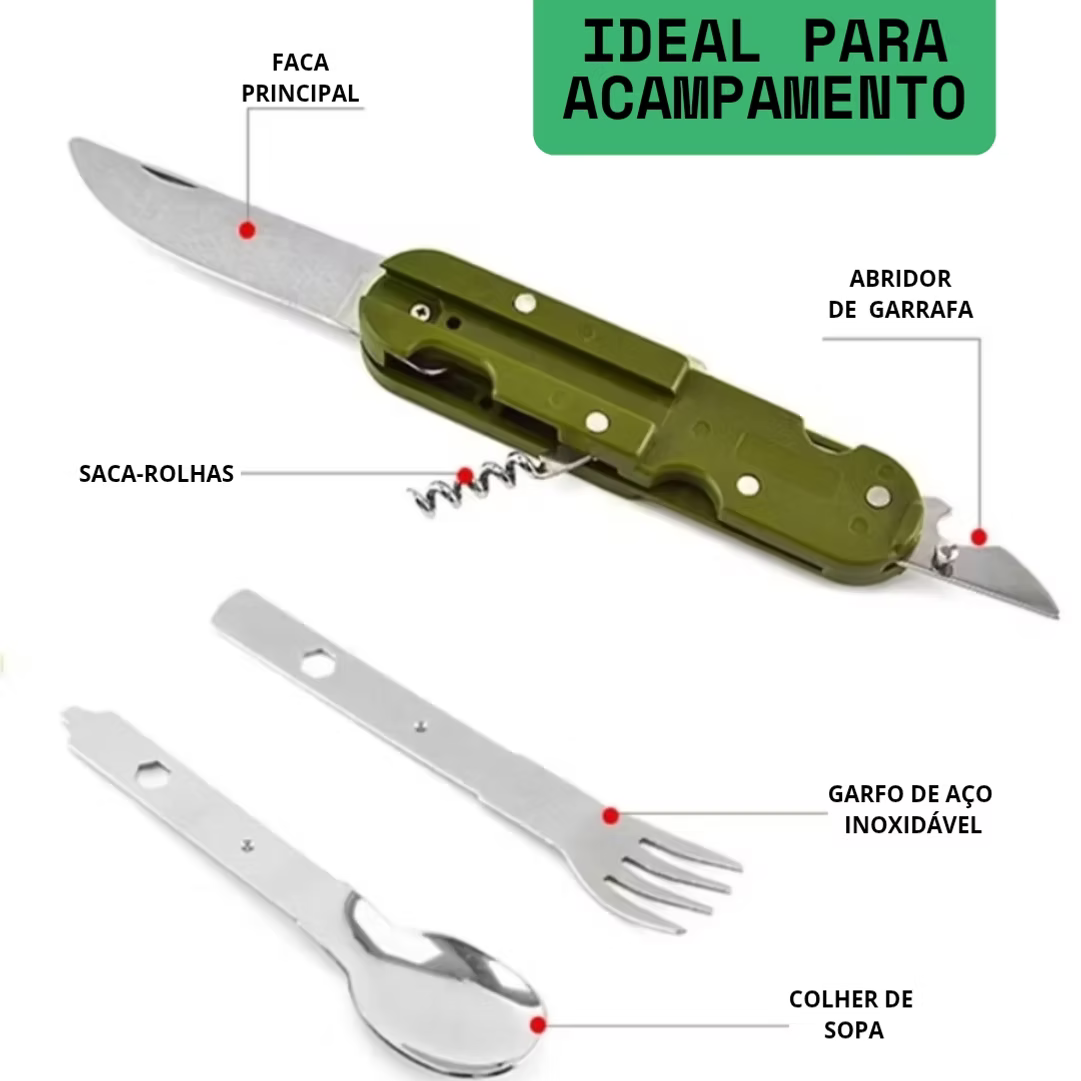 Talher Tático Multifuncional 6 em 1 – Linha Operacional