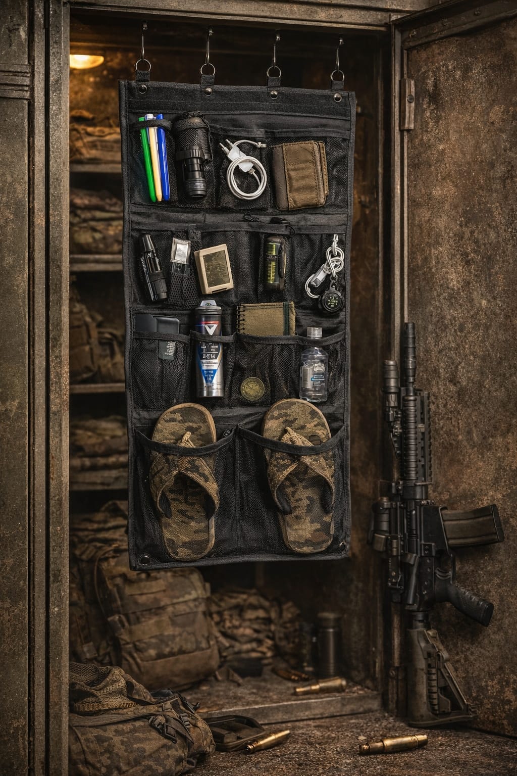Organizador Tático de Armário – Padrão Militar