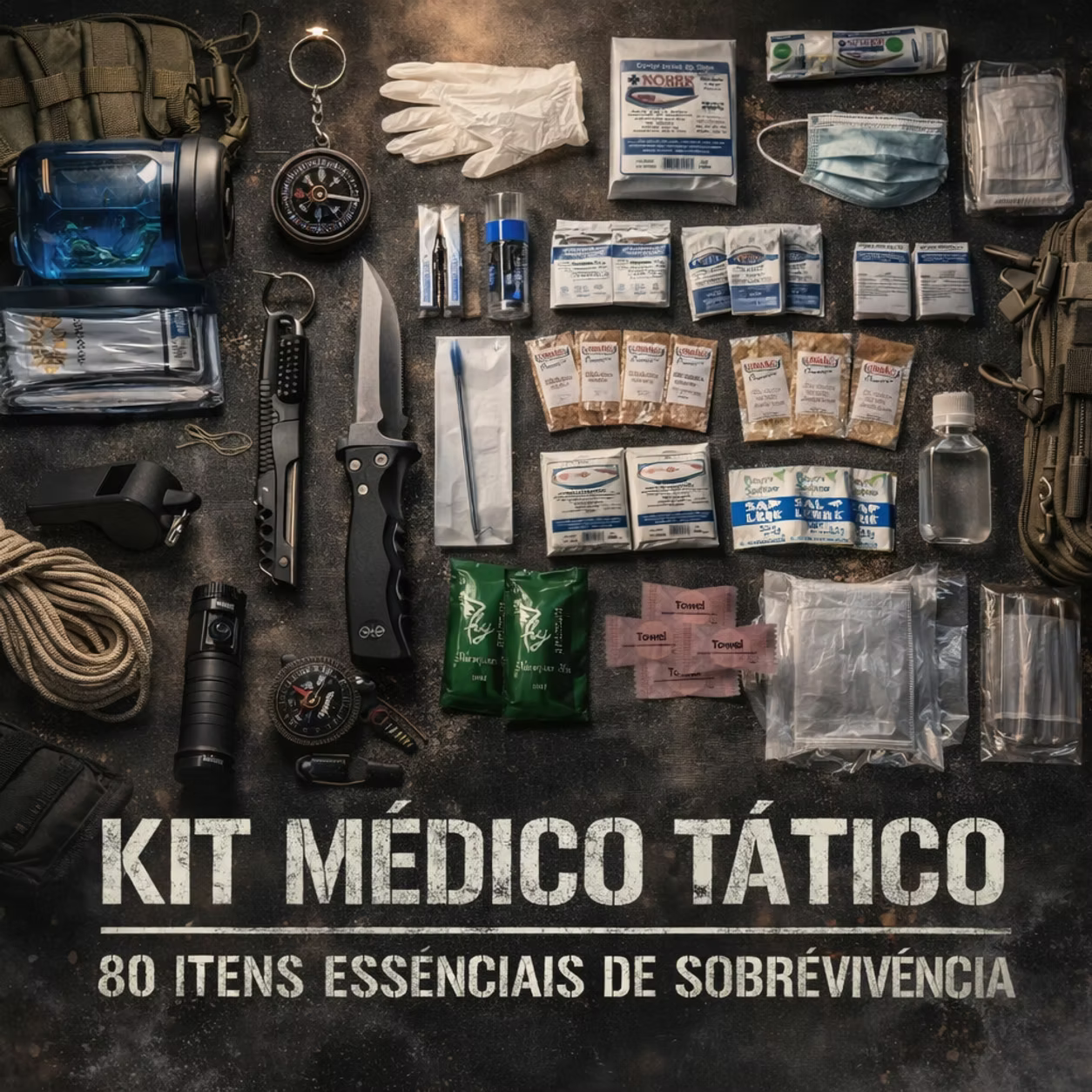 KIT MÉDICO TÁTICO MK-80